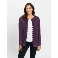 Witt Strickjacke Strickjacke Langarm Jersey, Zopfmuster