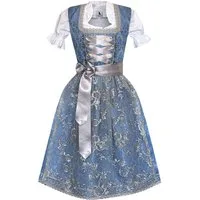 Alpenmärchen Dirndl Kinderdirndl Marine in blau - ALM-K1045