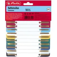 Herlitz Collegeblock herlitz Heftstreifen PP 10 Stück 3,4 x 15 cm