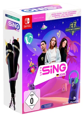 Let's Sing 2025 German Version (+ 2 Mics) (Nintendo Switch)