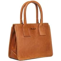 Benthill Henkeltasche Damen Echt Leder Tasche Henkeltasche Handtasche Frauen Schultertasche, Reißverschlussfach