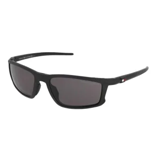 Tommy Hilfiger - Sonnenbrille für Herren, Matt (Schwarz)