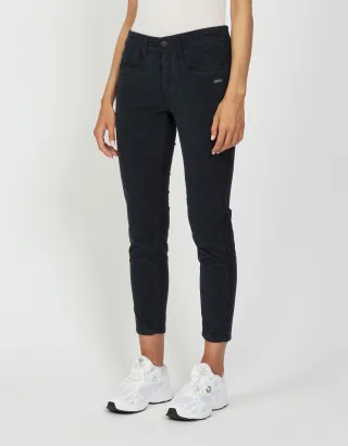GANG Damen Hosen 94AMELIE CROPPED - relaxed fit Hose maritime blue
