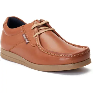 Base London Event Herrenschuhe Aus Leder In Tan Mit Schnürung