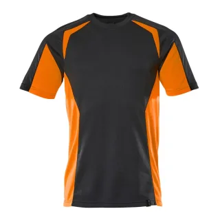 MASCOT Herren T-Shirt Schwarzblau / Hi-vis Orange M - 22082-771-01014-M