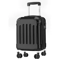 YONSLY Handgepäckkoffer Kabinenkoffer Reisekoffer Trolley mit abnehmbaren Rollrädern, 4 Rollen, ABS-Hartschale mit Zahlenschloss und ergonomischem Gummigriff