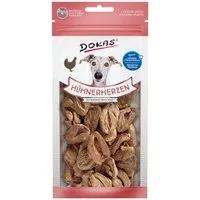 Dokas Hühnerherzen gefriergetrocknet 22 g - 8 Stück - Sparpaket, für: Hund