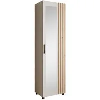 Beautysofa Garderobenschrank mit Tür und Spiegel LIVIA