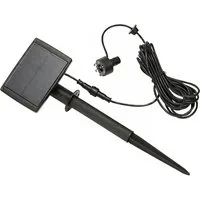 Dehner LED Solarleuchte Solar LED-Universalbeleuchtung, Ø 3 cm, Kunststoff, Warmweiß