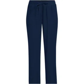 7/8-Twillhose, Damen,  Blau, Polyester/Viskose, by Lands' End