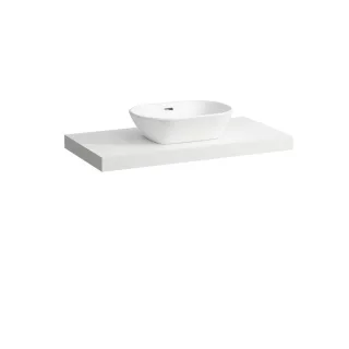 Laufen Waschtisch-Platte LANI 495x985x65 mit Aussschnitt mittig H4046611122601