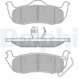 Delphi Bremsbel?ge hinten Jeep Commander Grand