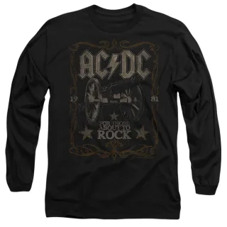 AC/DC - "Rock Label" T-Shirt für Herren/Damen Unisex (Schwarz)
