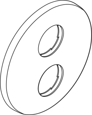 Hansgrohe Rosette für iBox universal E chrom , 97440000 97440000