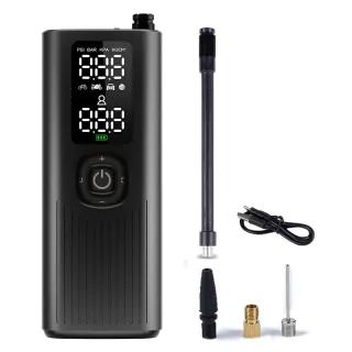 Multi-Function 120Psi Cordless Handheld Air Pump Portable Tire Inflator For Car Bicycle Motorcycle Tires Ball USB Chargi