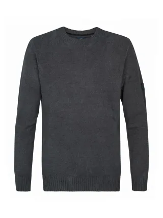 Petrol Industries - Strickpullover Antigo Herren - Schwarz