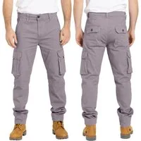 BlauerHafen Cargohose Herren Cargo Hose Arbeitshose Schwerlast Tactical mit 12 Taschen Chino