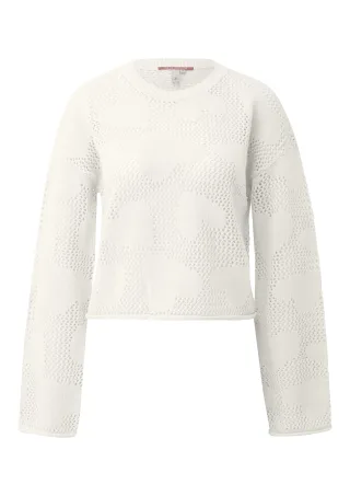 qs - Strickpullover creme - Gr. - XL