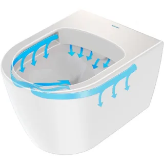 Duravit Soleil by Starck Wand-Tiefspül-WC 2590090000 37x48cm, 4,5 l, rimless, weiß