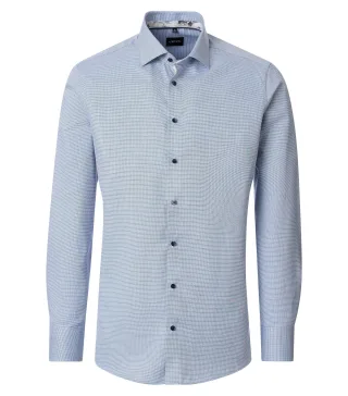 VENTI - Businesshemd langarm blau - Gr. - 38