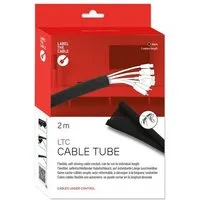 LABEL-THE-CABLE Kabelkanal Label-The-Cable Cable Tube, LTC 5110, Kabelschlauch 2 Meter schwarz