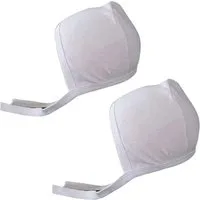 Babymajawelt Erstlingsmütze Neugeborenenmütze - Babymütze weiß, zum Binden 10698, 2 Stück (Set, 2-St., 2 Stück) aus reiner Baumwolle, sehr weich, hautfreundlich, Made in EU