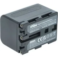 vhbw Akku Ersatz für Sony NP-FM30, NP-QM51D, NP-QM71, NP-FM50, NP-FM70, Kamera-Akku Akku Li-Ion 2000 mAh (7,2 V, 1 St), Leistungsfähiger Austausch-Akku für Ihre Videokamera, Wiederaufladbar