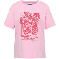CECIL Kurzarmshirt Big Leaves FP T-Shirt