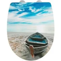 WENKO WC-Sitz Boat High Gloss (1-St), Thermoplast