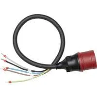 SOLIX CEE-32A Drehstromstecker rot, 5-polig, für 11kW Anker SOLIX V1