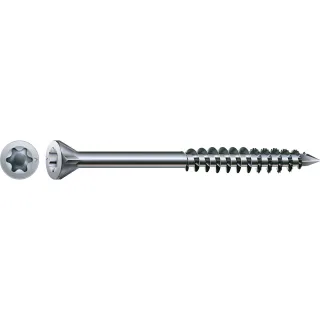 SPAX-S Dielenschraube Senkkopf Fräsrippen T-Star Plus T10 Teilgewinde Cut WIROX, 500 Stück+Bit - 35703503202011