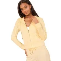 LIPSY Kapuzenpullover Lipsy Relaxed Fit Kapuzenjacke aus Velours (1-tlg)