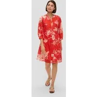 s.Oliver Minikleid Kleid Tunikakleid mit All-over-Muster
