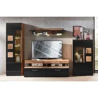 Innostyle Wohnwand Sonate, (Komplett-Set, 4-St), inkl. LED-Beleuchtung