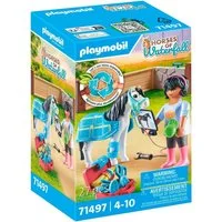 Playmobil® Pferde-Therapeutin (71497), Horses of Waterfall Konstruktions-Spielset, (27 St), Made in Europe
