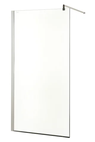 Neuesbad Design Seitenglas freistehend 120 cm breit