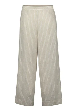CARTOON - Nadelstreifenhose Nature/Silver - Gr. - 40