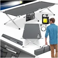 KESSER Bett, Campingbett Klappbett Inkl.Tragetasche und Seitentasche Stab