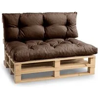 FAVRE Palettenkissen Palettenkissen PPI (Set (Sitzkissen 120x80 +Rückenlehne 120x40)