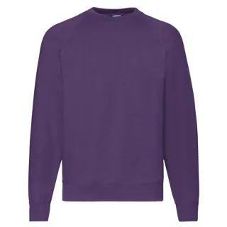 Fruit of the Loom - "Classic" Sweatshirt für Herren/Damen Unisex Raglanärmel (Violett)