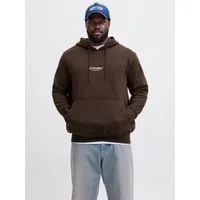 Jack & Jones PlusSize Kapuzensweatshirt JJESOHO SWEAT HOOD NOOS PLS mit Logobranding