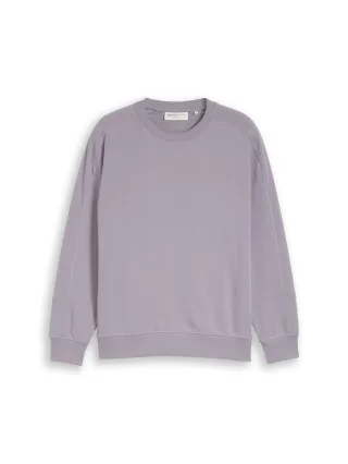 Denim Tom Tailor - Relaxed Sweatshirt mit Nahtdetails soft lilac grey - Gr. - M