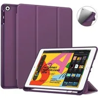 Fintie Tablet-Hülle für iPad 9. Generation 2021/8. Gen 2020/7. Gen 2019 10.2 Zoll, Superleicht TPU Rückseite Abdeckung mit eingebautem Pencil Halter