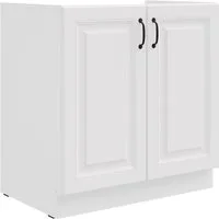 Küchen-Preisbombe Spülenunterschrank 80 cm Küche Stilo Weiss Küchenzeile Küchenblock Küche Landhaus