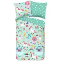 good morning Babybettwäsche Fantastic, Renforcé, 2 teilig, Baumwolle, Renforcé, Wendeoptik, Kind, Baby, Mädchen, Fantasie