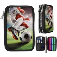 Depesche Federtasche DEPESCHE DINO World Federtasche Fussball 2 Fächer
