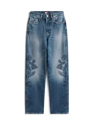 Tommy Jeans - Jeans mit Stickerei - Layla blau - Gr. - 30