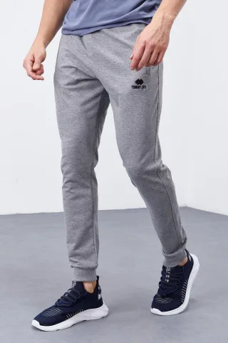 Herren Slim-Fit Fleece Jogginghose