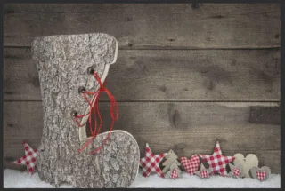 Fussmatte Stiefel Weihnachten 4332 | Größe: 60 cm x 45 cm