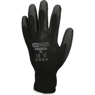 KS Tools Mikro-Feinstrickhandschuhe, schwarz, 10, 1 Paar - 310.0475-1